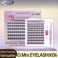 O.MRS K06 False Eyelash Kit – All-in-1 Cluster Lashes, 7-Day Wear, Natural Look, Soft & Lightweight, Bond & Seal Included, Easy Apply