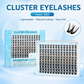 YOUNGPLUS Y07 Spiky Wispy Cluster Lashes – 10–18mm DIY Lash Extensions
